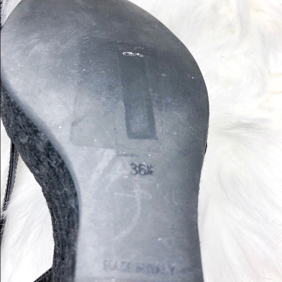 Prada Patient Leather Espadrille Wedges Sandals - Picture 8 of 9